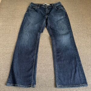 Gap Original Boot Cut Jeans Dark Wash Blue Denim Mid Rise Womens 14R Casual Wear